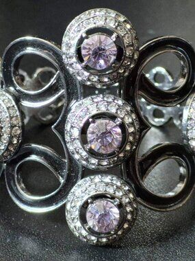 Alisha wide hard cuff bracelet